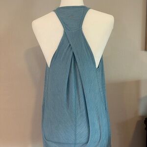 Lululemon Essential tank Heathered Blue Size 8